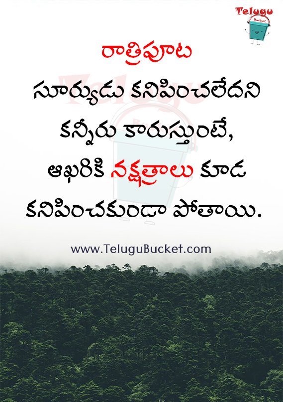 Telugu Quotes Telugu Bucket