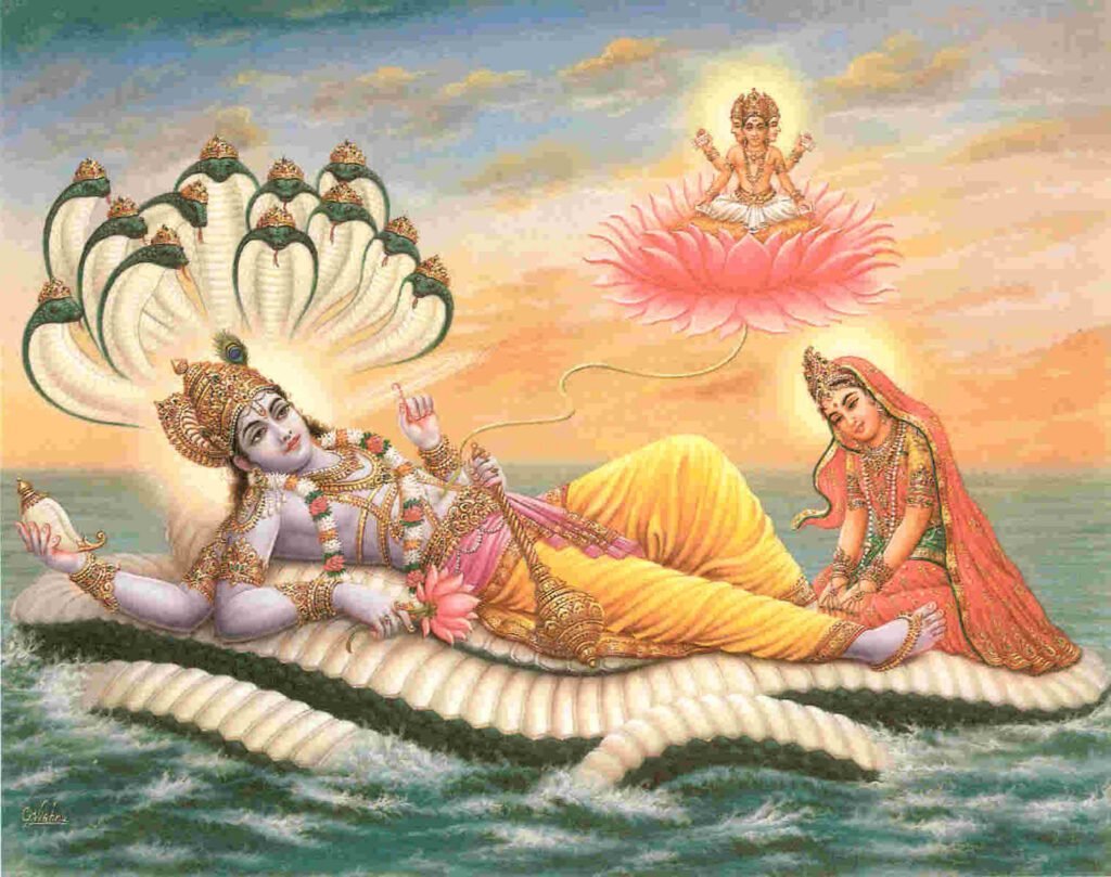 vishnu and lakshmi