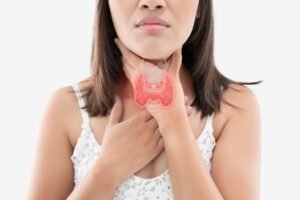 Women thyroid gland control