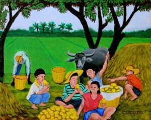 farm mango kids