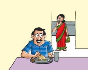 Wife and Husband Telugu Jokes