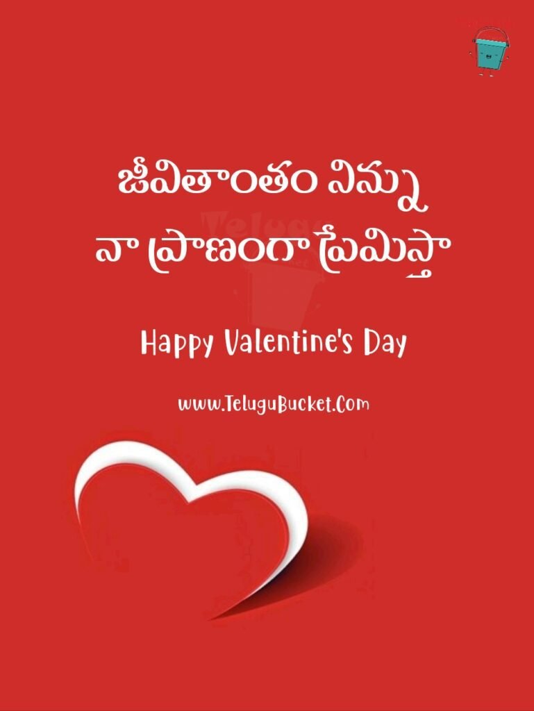 Valentines Day Telugu Quotes