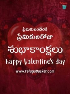 Valentines Day Telugu Quotes