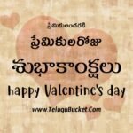 Valentines Day Telugu Quotes