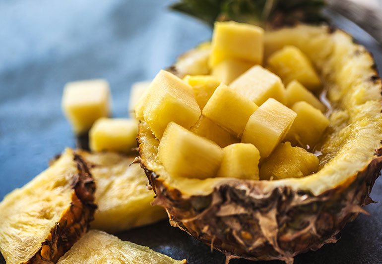 pineapple health benefits telugu bucket