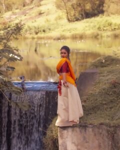 Indian Village Girls in Saree Images