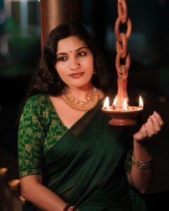 Diwali HD Images of Girls With Diya