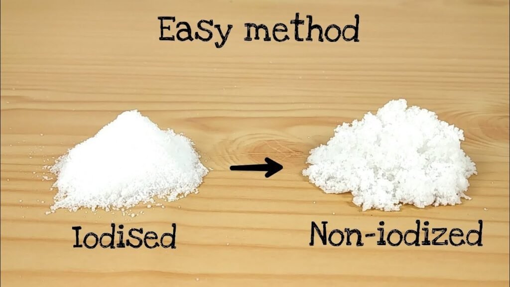Difference Between Crystal Salt and Iodised Salt