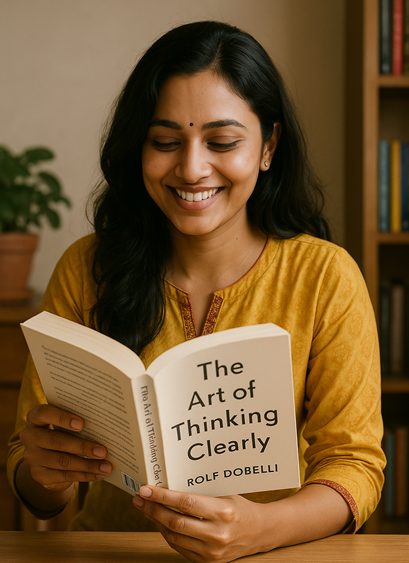 telugu quotes, telugu poetry, telugu stories, telugu jokes The Art of Thinking Clearly Book in Telugu