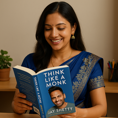 Think Like A Monk Book in Telugu